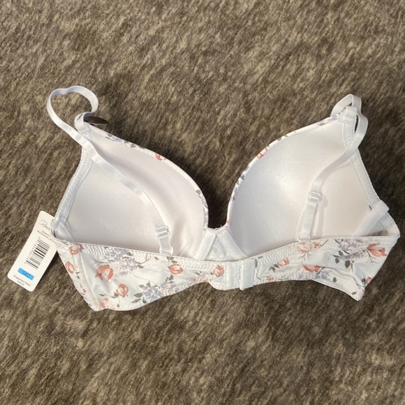 π2 for $25 HP!β€οΈ Rene Rofu Bra. Floral print on white. Beautiful! NWT πΈ - Picture 4 of 5